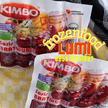 Kimbo Sosis Sapi Bratwurst 10s - 500 gr