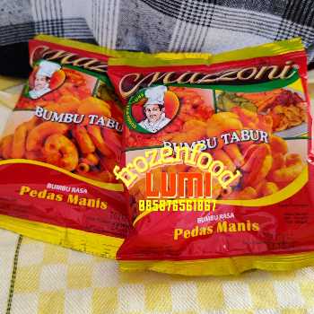 Frozen Food Jogja    Jual  Mazzoni Bumbu Tabur Rasa Pedas Manis 100gr 