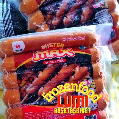 Mister Max Sosis Ayam Bakar 7s Frozen Food Jogja