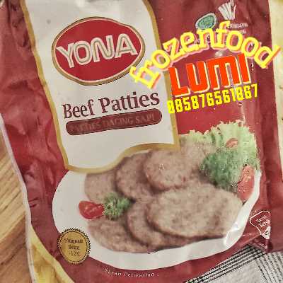 Yona beef Patties 500 gr Jogja Frozen Food Condongcatur